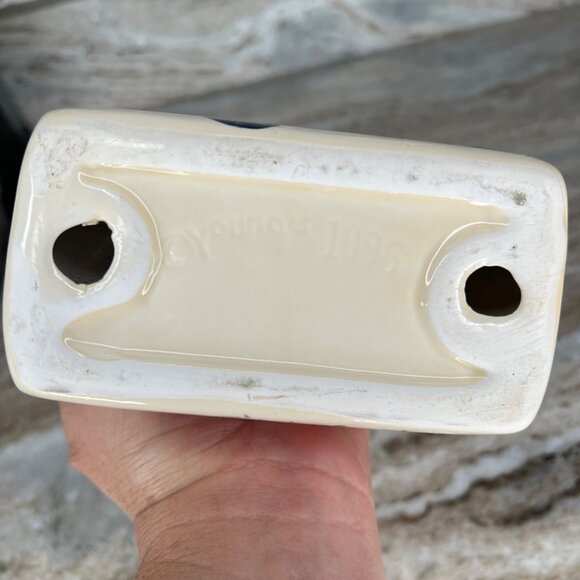 Young’s 1996 Hand-Painted Ceramic Napkin Holder With Grapes & Cherry Design - Picture 7 of 10